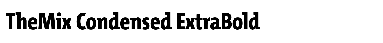 TheMix Condensed ExtraBold